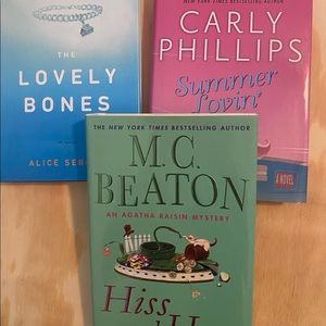 3 Hardcover Books- Great Summer Reading!